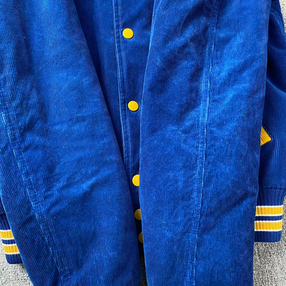 Saint Laurent Colorblock Corduroy Jacket