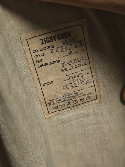 Ziggy Chen Cotton Shirt Jacket Size OS