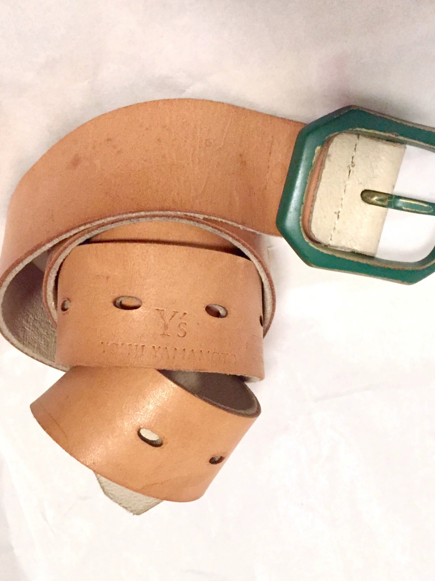 Yohji Yamamoto Y's Leather Belt