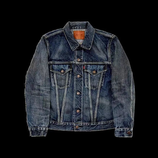 FULLCOUNT 3rd Gen 15.5oz Distressed Denim Jacket