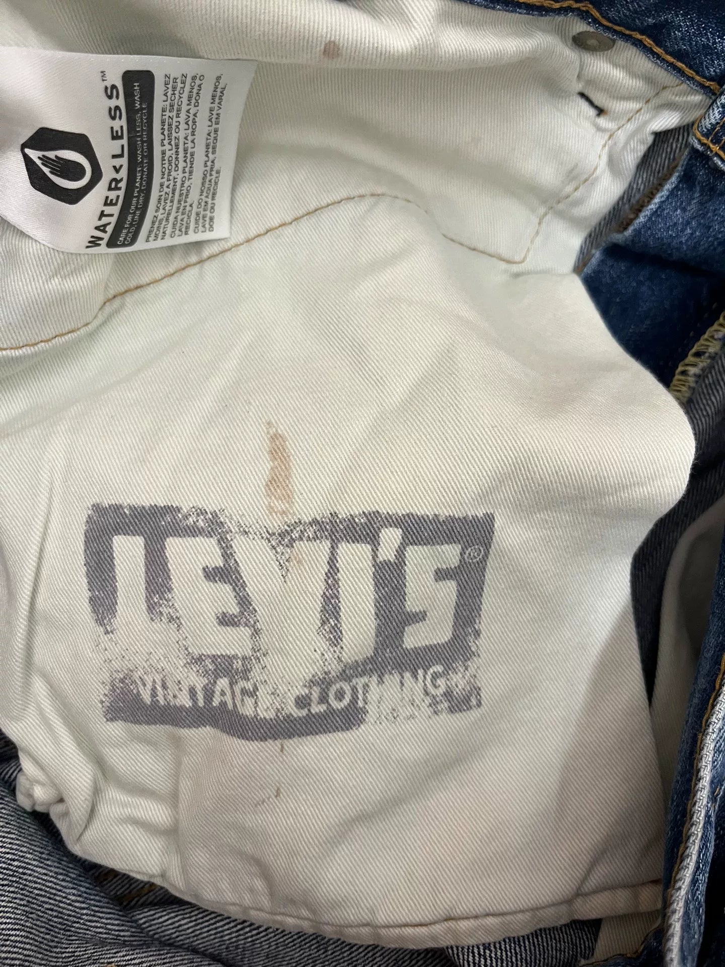 vintage distressed denim jeans by levi's