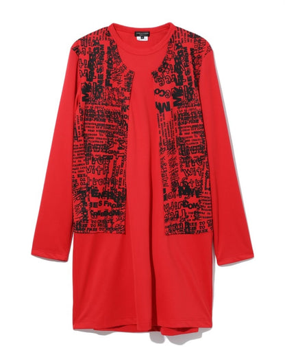 COMME des GARCONS HOMME PLUS Layered Print T-Shirt