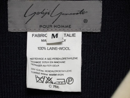 Yohji Yamamoto 1980ss Navy Collar Wool Sweater