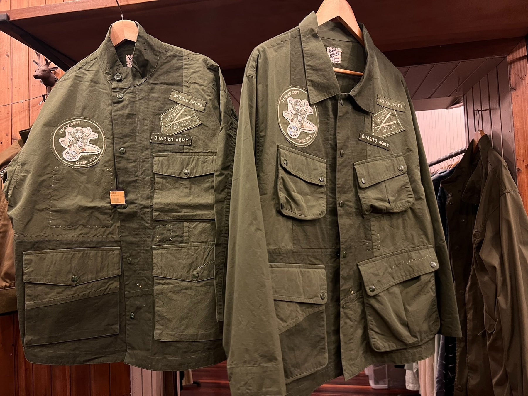 Porter Classic OHARIKO ARMY Patchwork Jacket