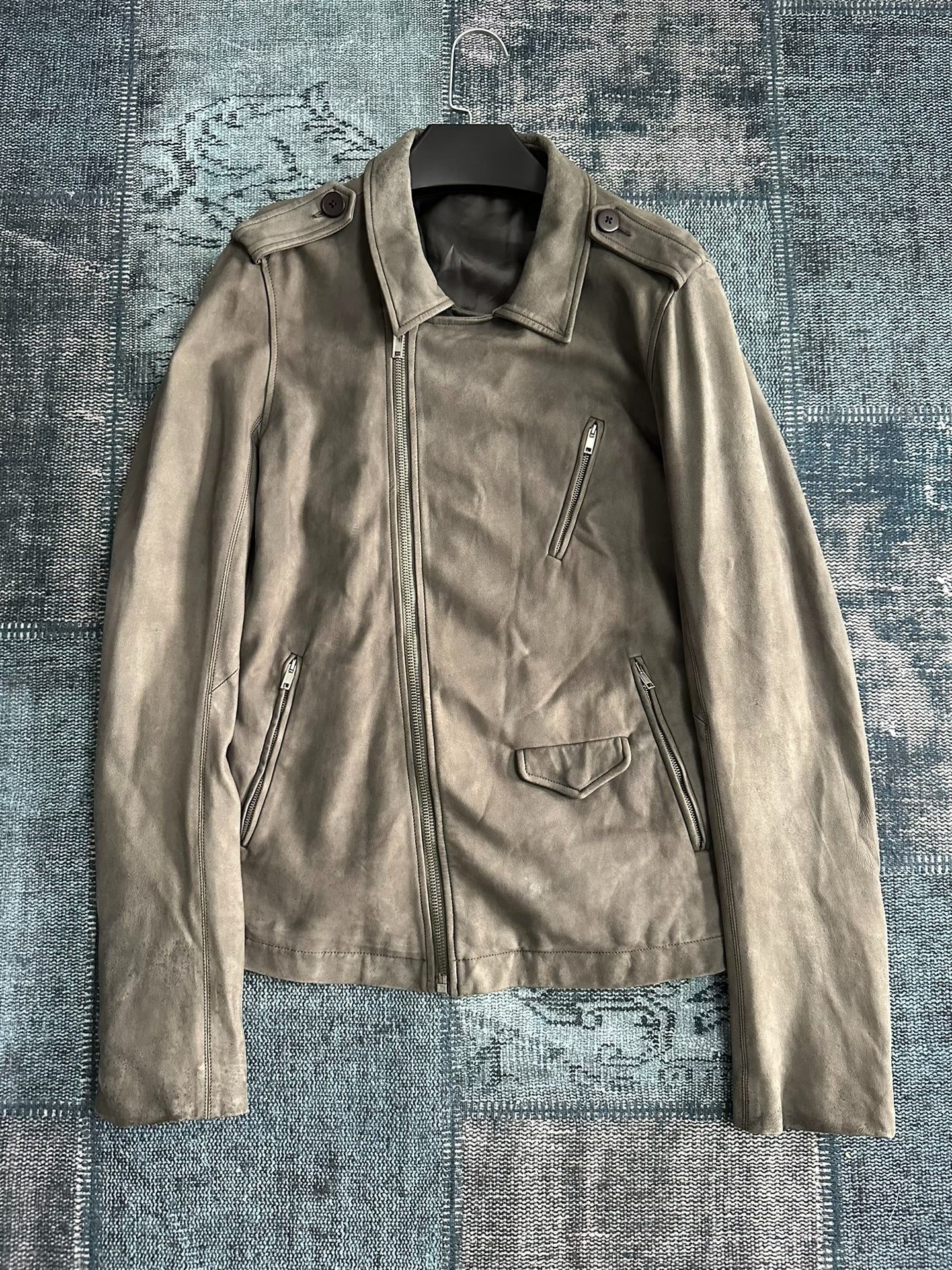 Rick Owens Main Line Leather Jacket