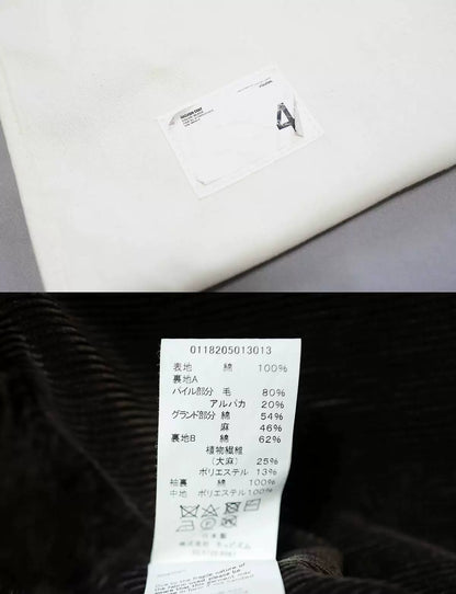 visvim magasin wool coat in black