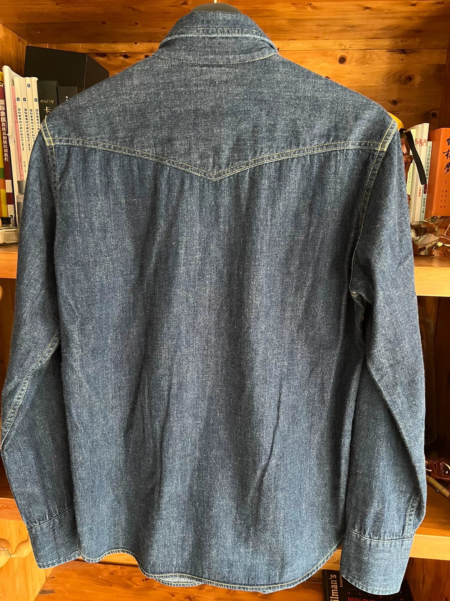 classic denim western shirt by freewheelers