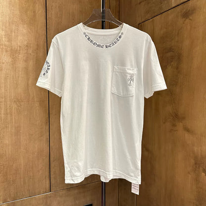Chrome Hearts White Collar Sanskrit Tee