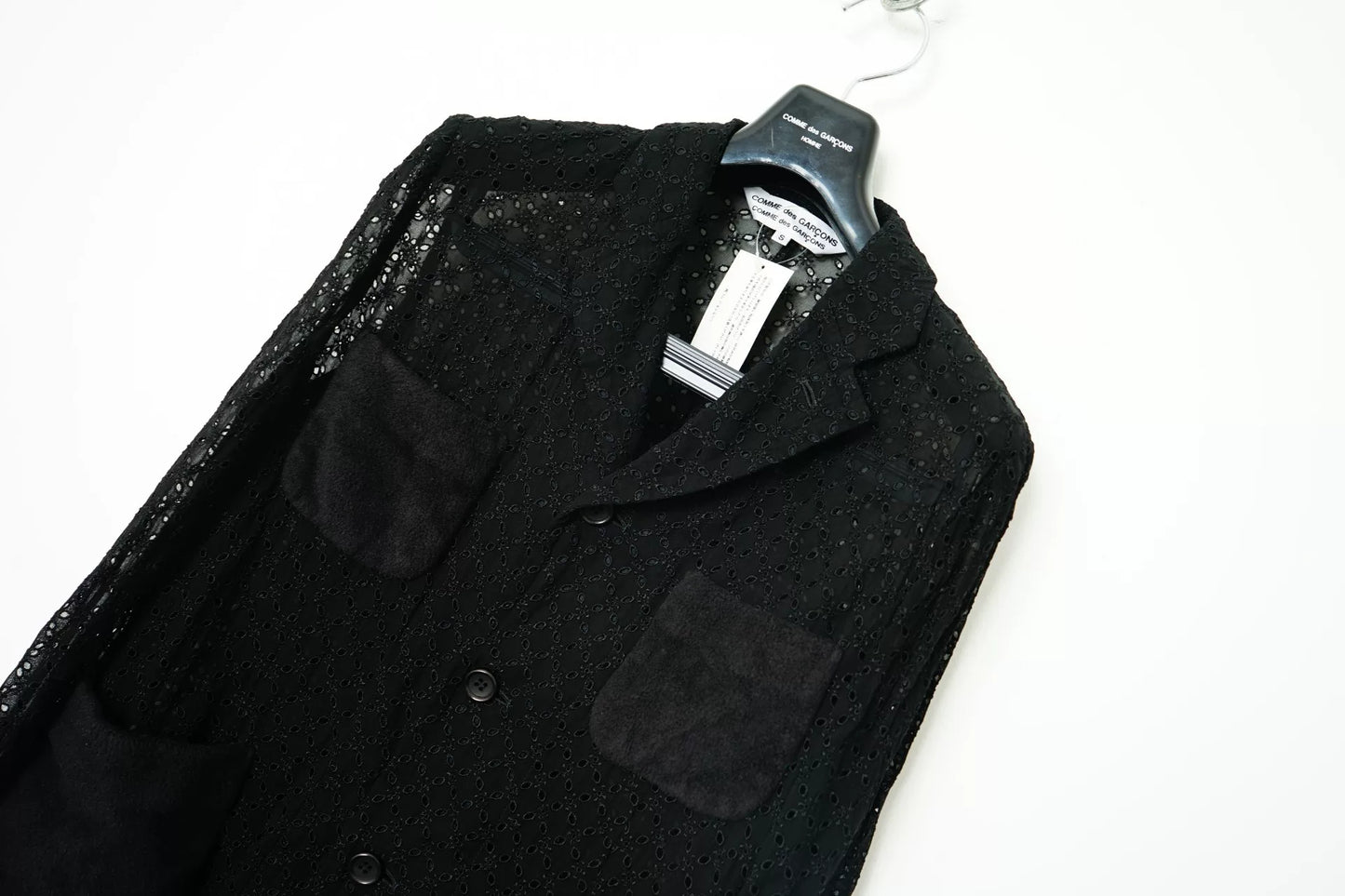 Comme des Garçons Rayon Cutout Embroidery Jacket