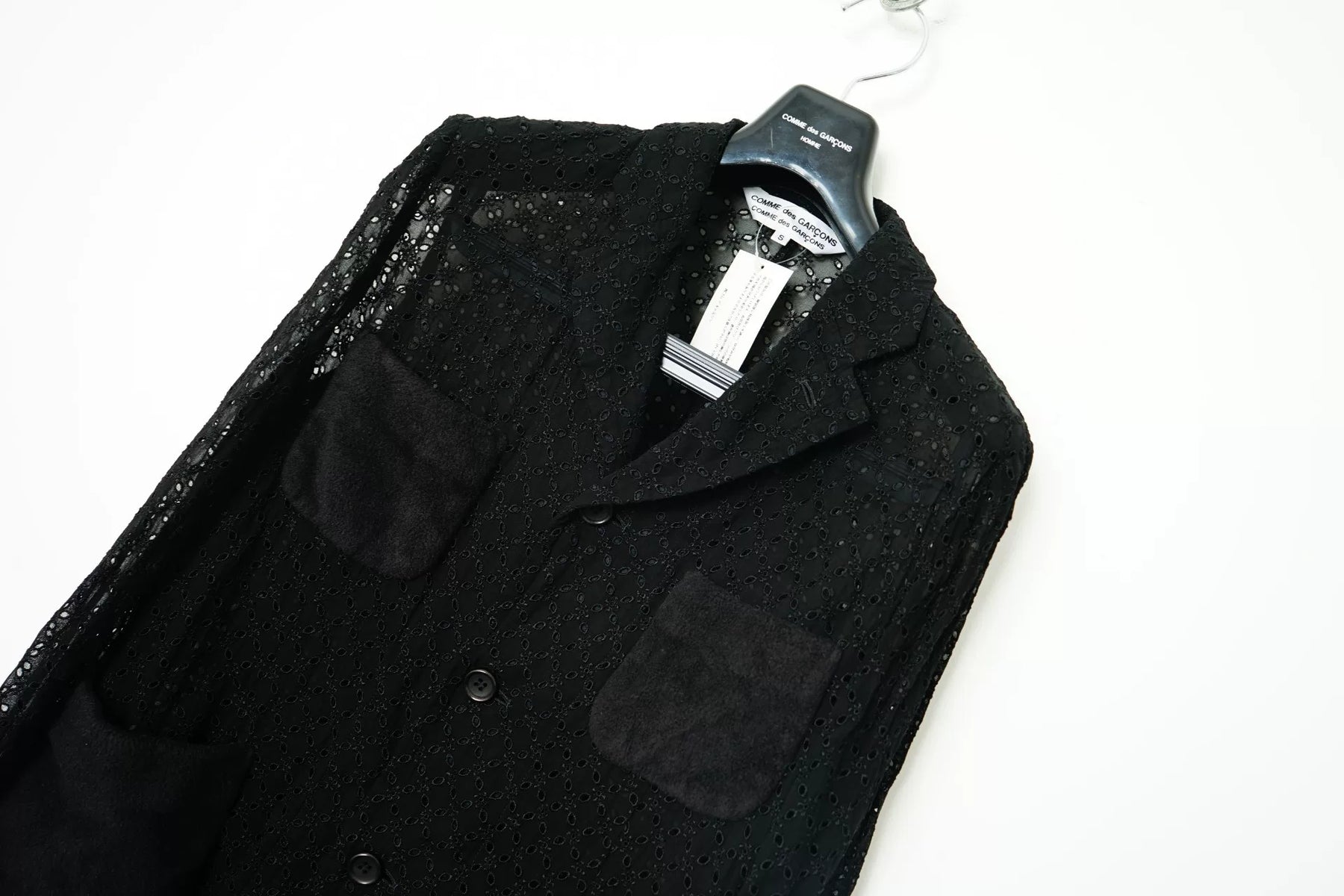 Comme des Garçons Rayon Cutout Embroidery Jacket