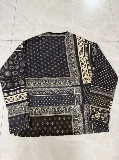 VISVIM 19SS ICT TUNIC P.O. Black Paisley