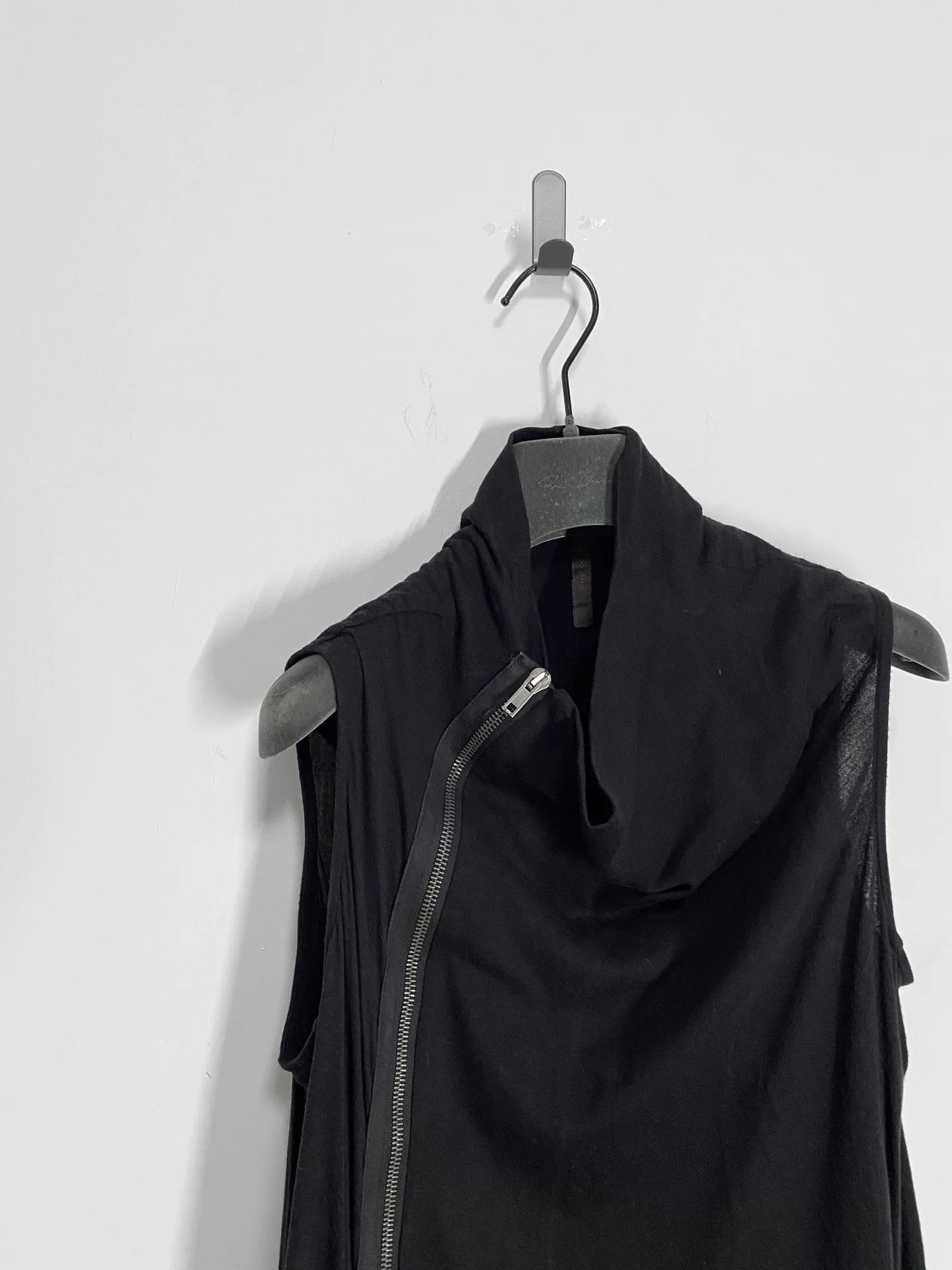 Rick Owens Asymmetric Drape Vest
