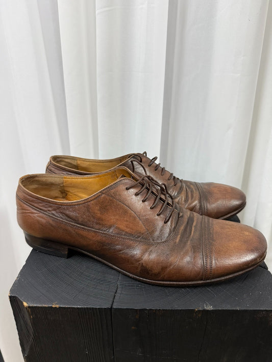 Maison Margiela Brown Derby Shoes