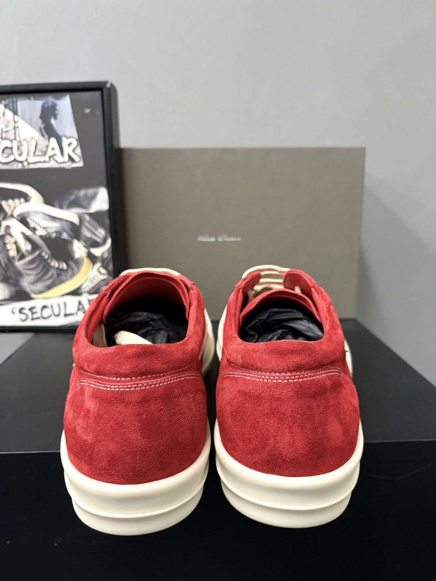 Rick Owens 26SS Red Suede Limited