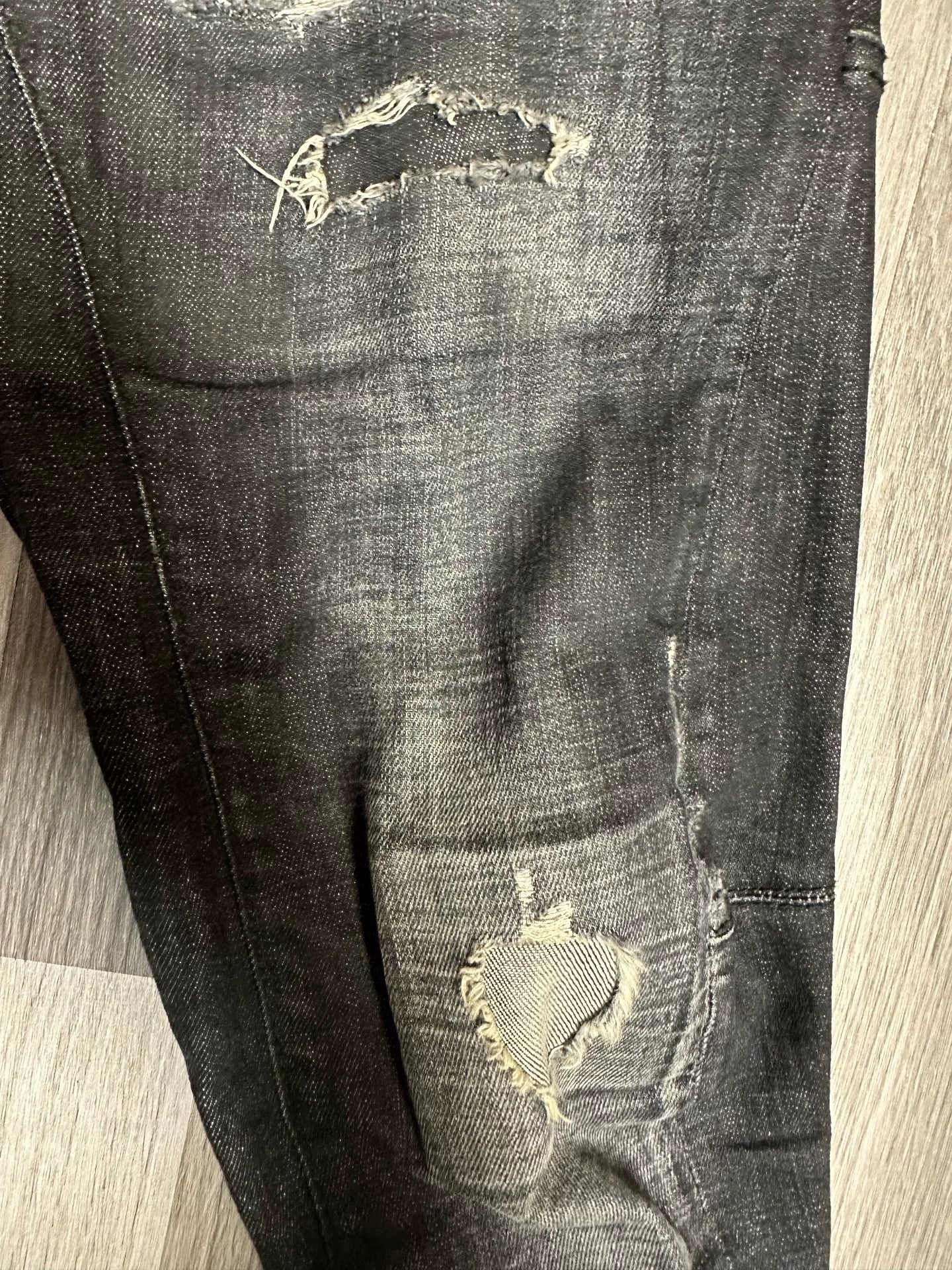 DSquared2 Black Distressed Denim Jeans 46