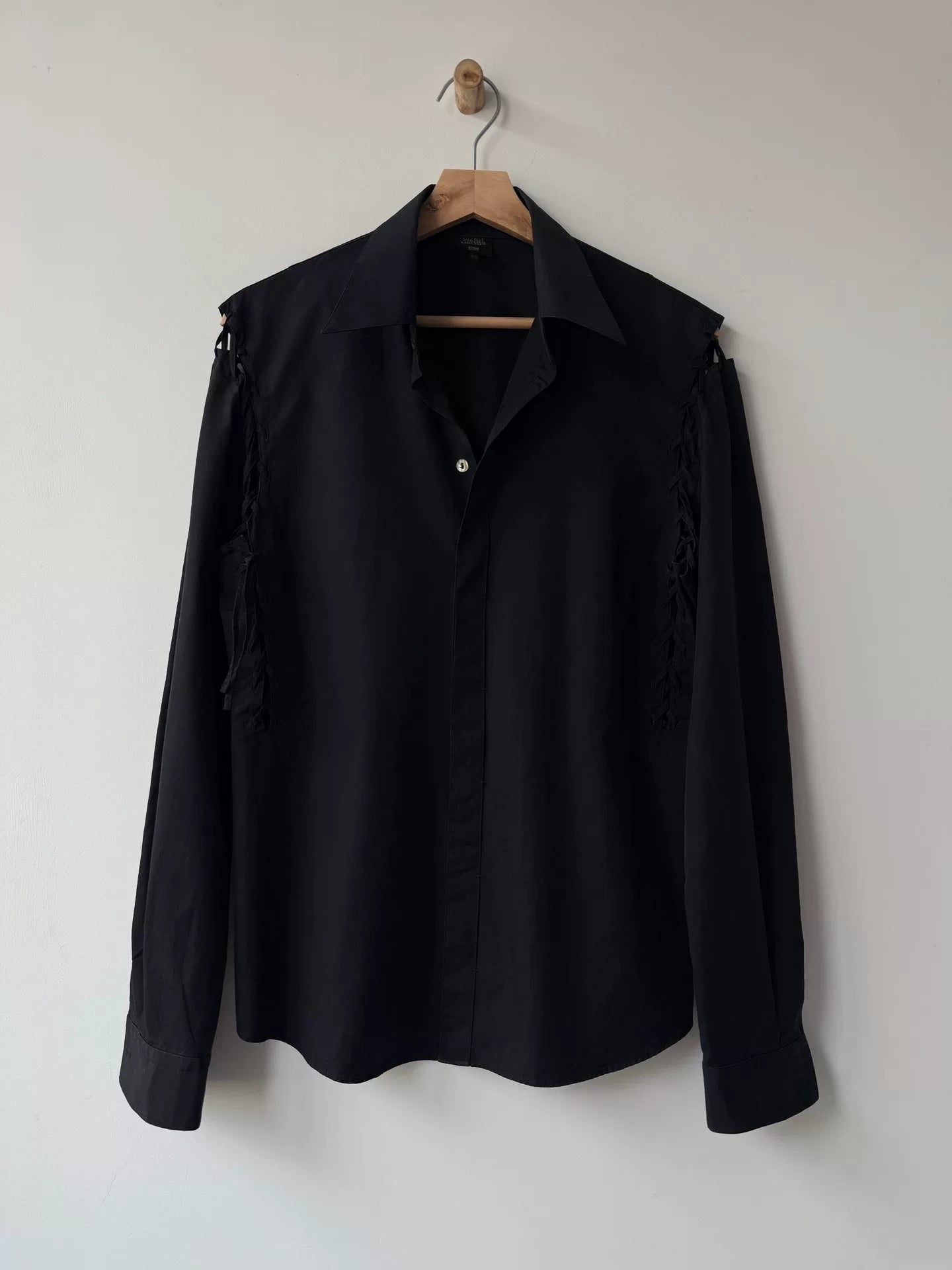 Jean Paul Gaultier Black Tie Detail Shirt