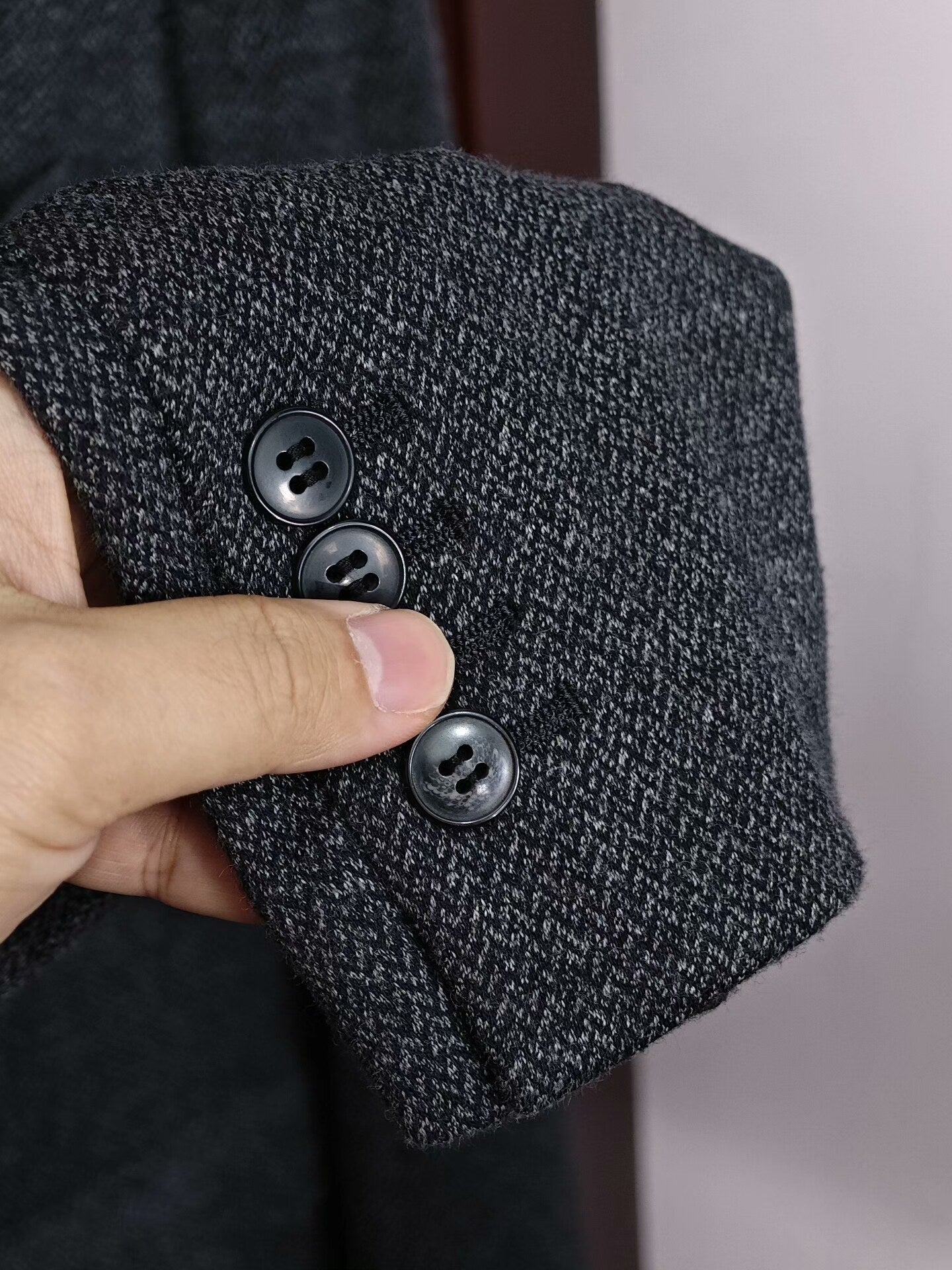 Agnes b Wool Blend Casual Blazer