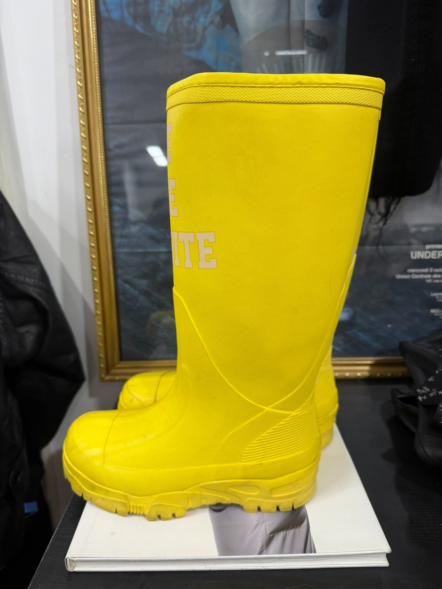 undercover we are infinite rain boots