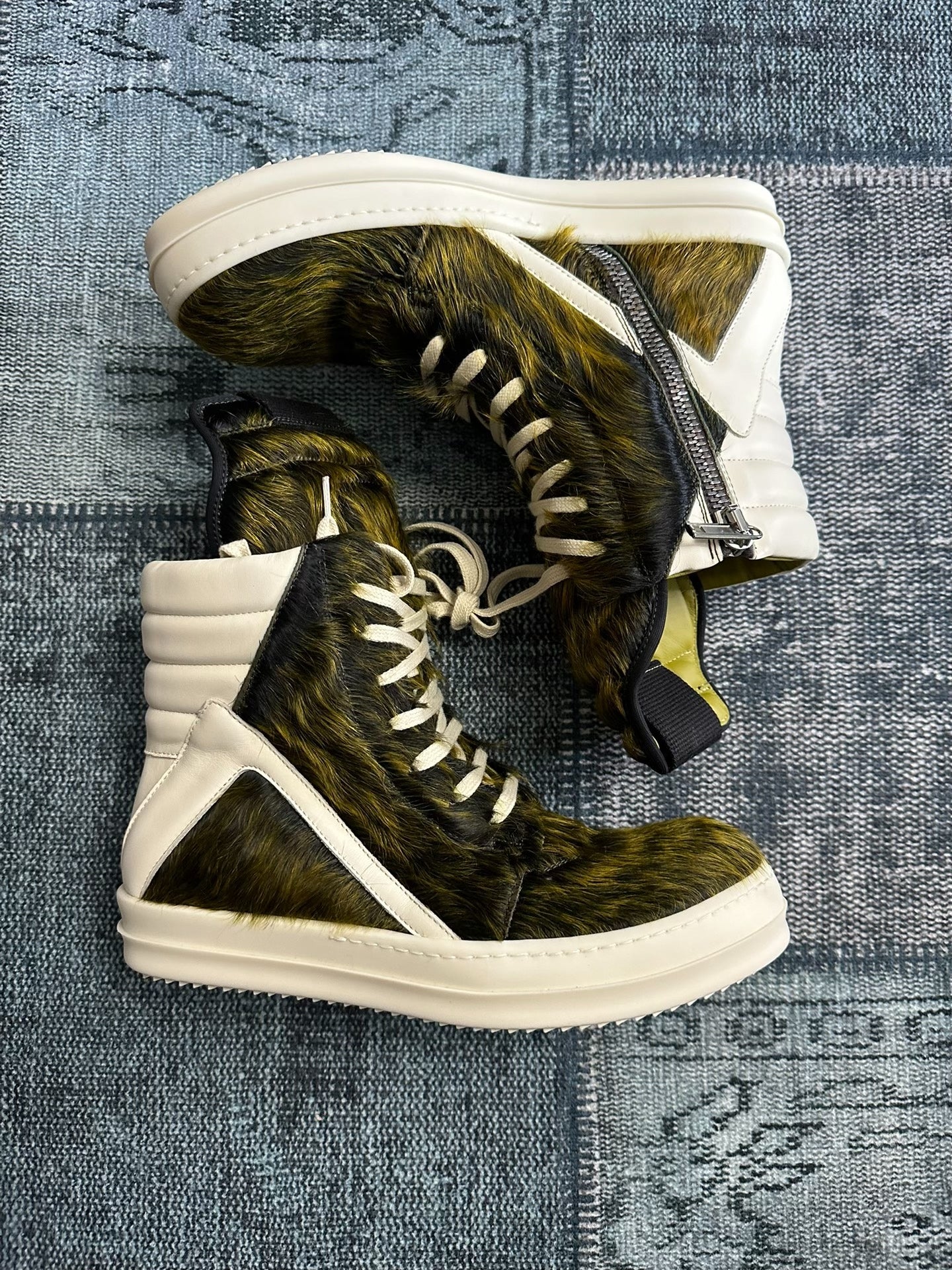 Rick Owens 23AW Luxor Acid Green Horsehair