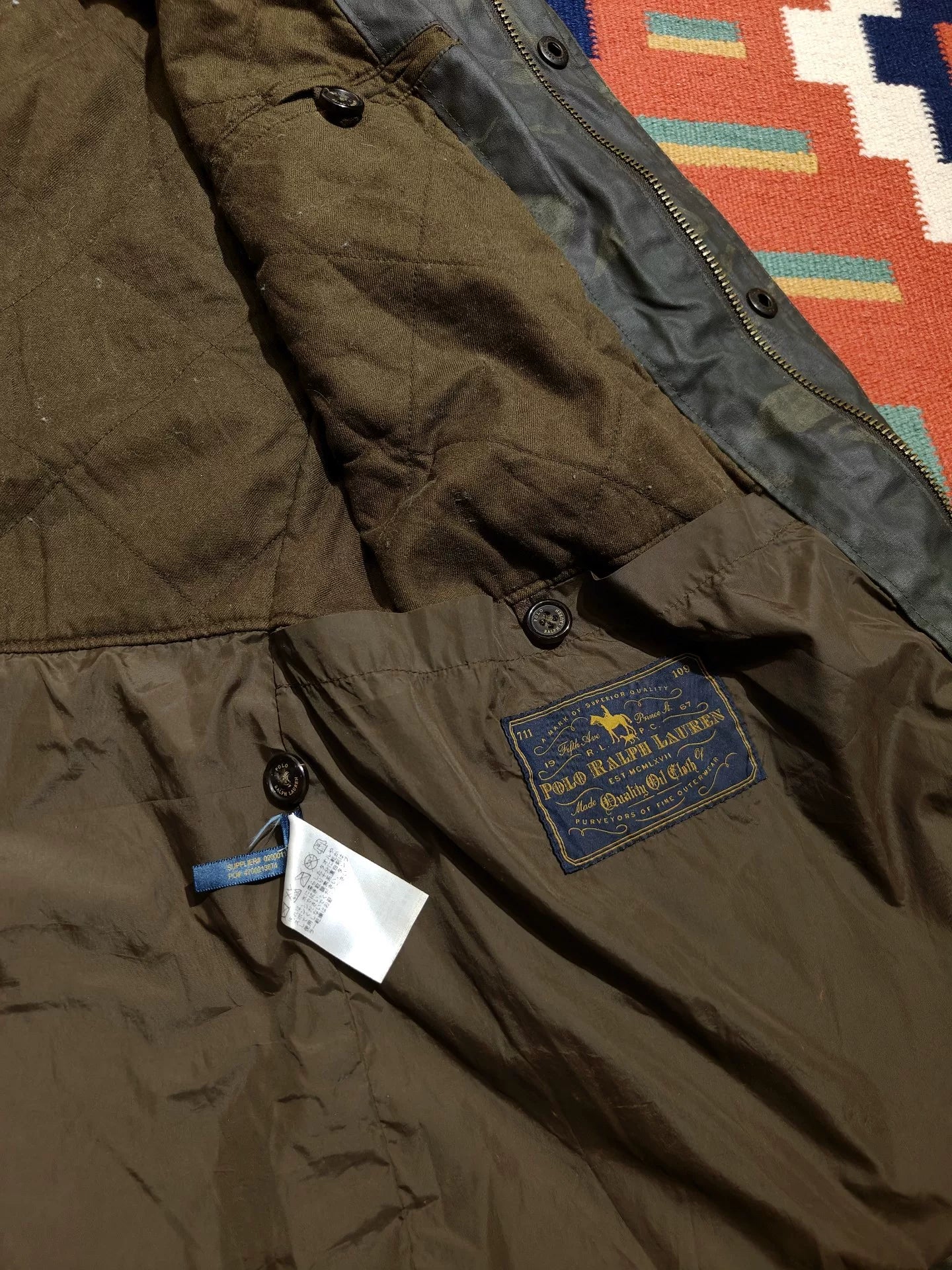 Camouflage Waxed Jacket by Ralph Lauren