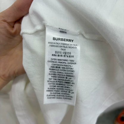 white graphic t-shirt with deer print