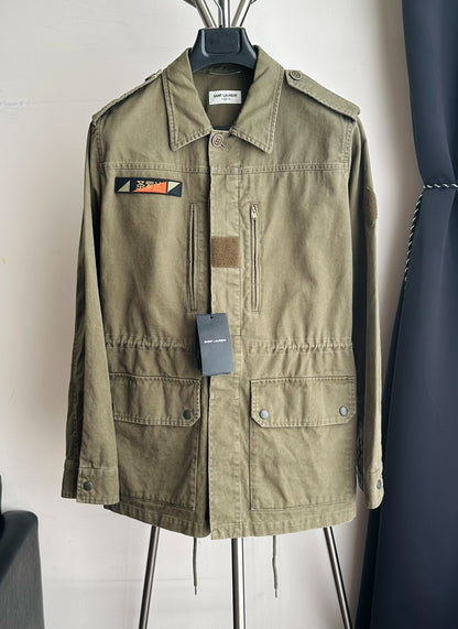 Saint Laurent Olive Green Hunting Jacket