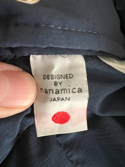 nanamica blue thermal down vest