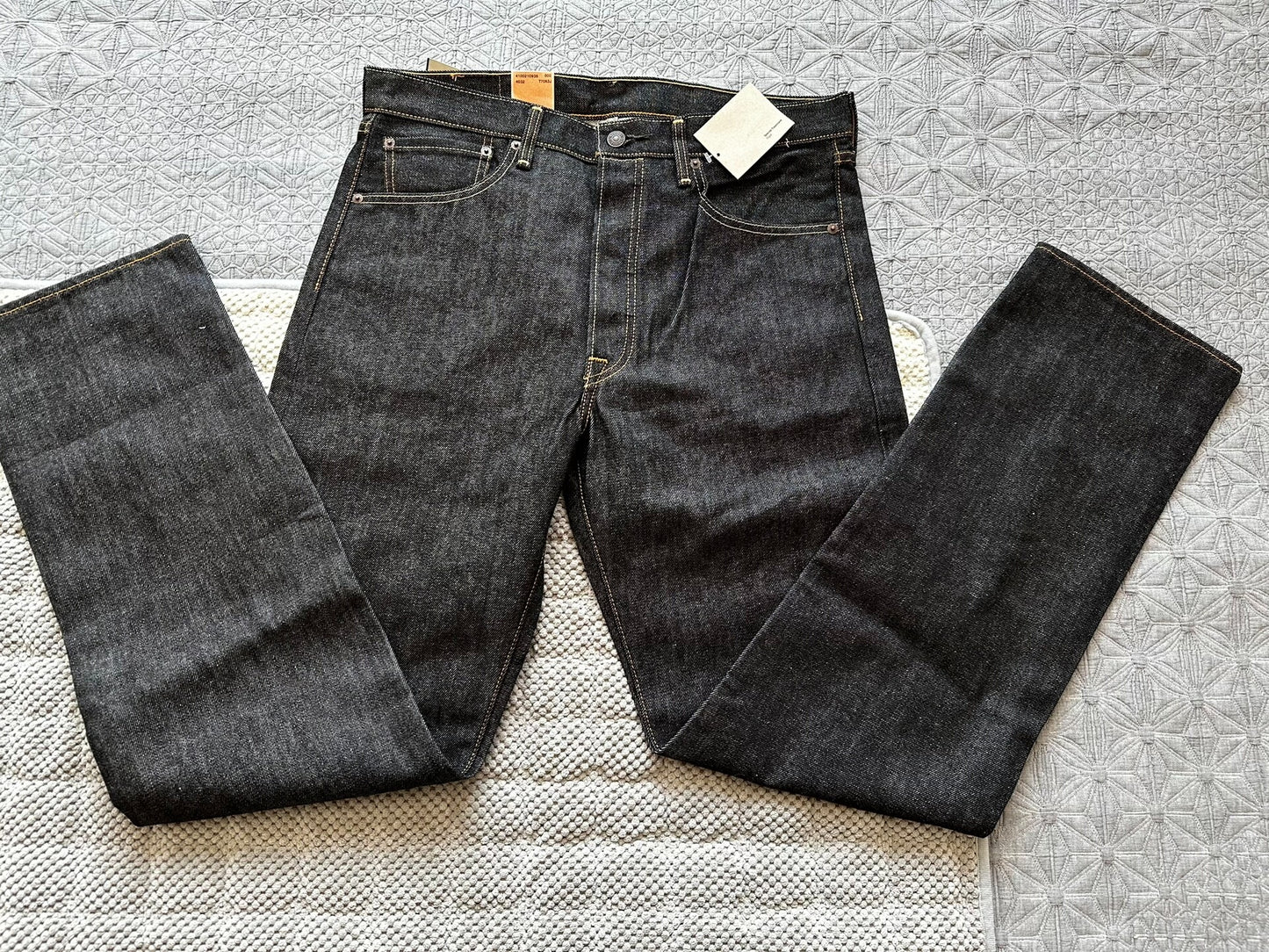 Levi's 501 Raw Denim Jeans