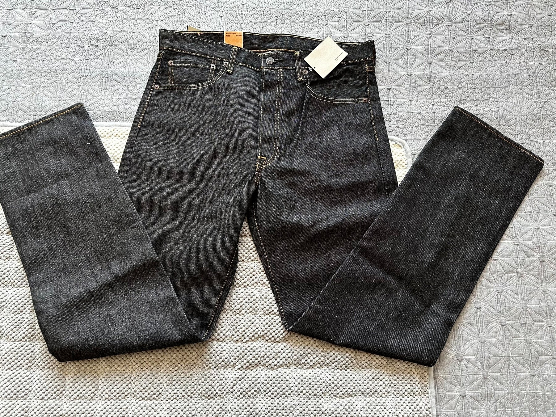 Levi's 501 Raw Denim Jeans