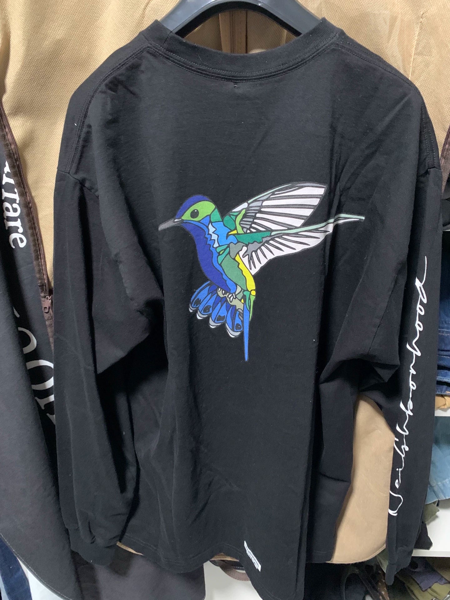 neighborhood black long sleeve sweatshirt