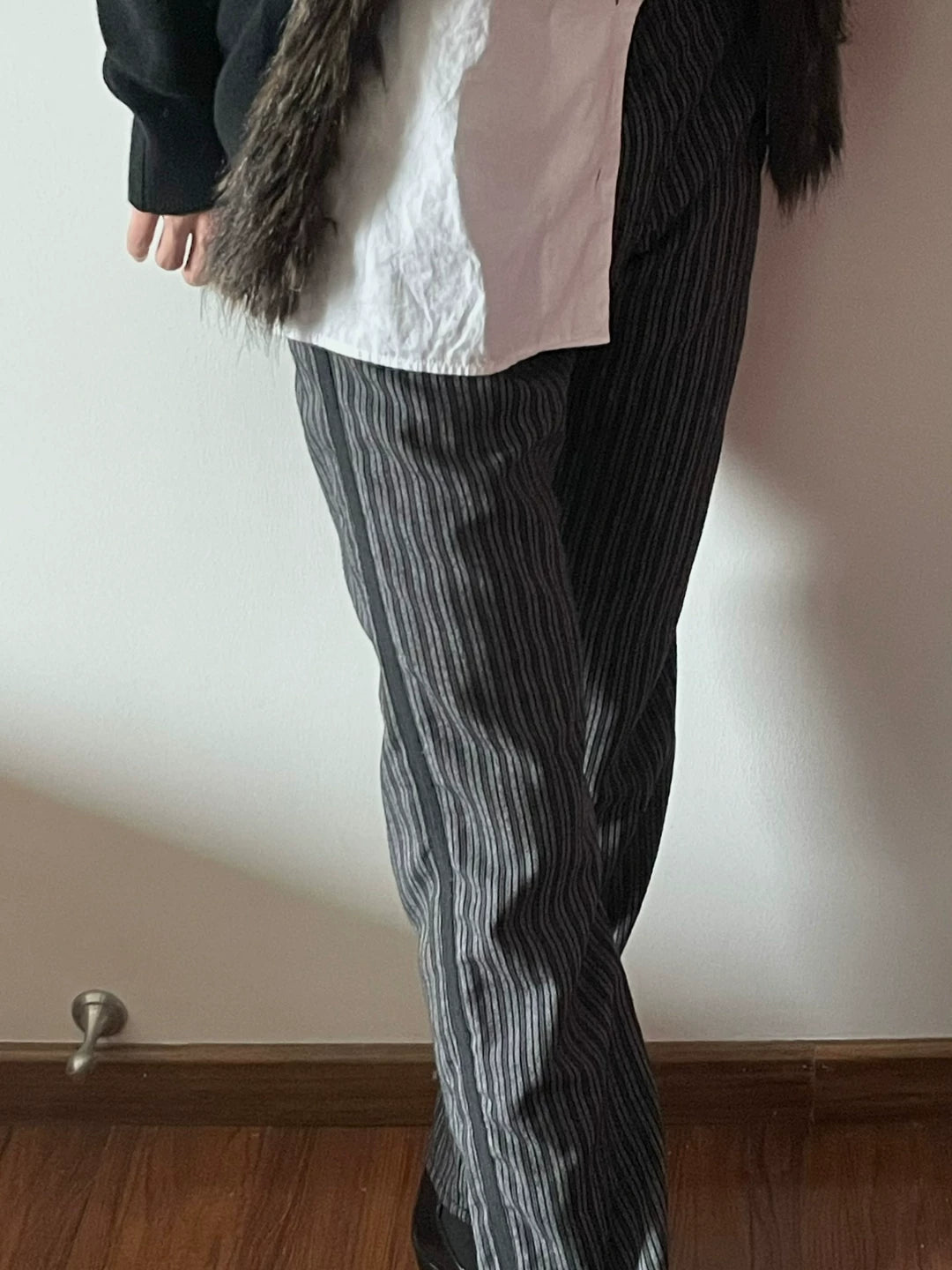 Junya Watanabe Wool Striped Trousers 2015