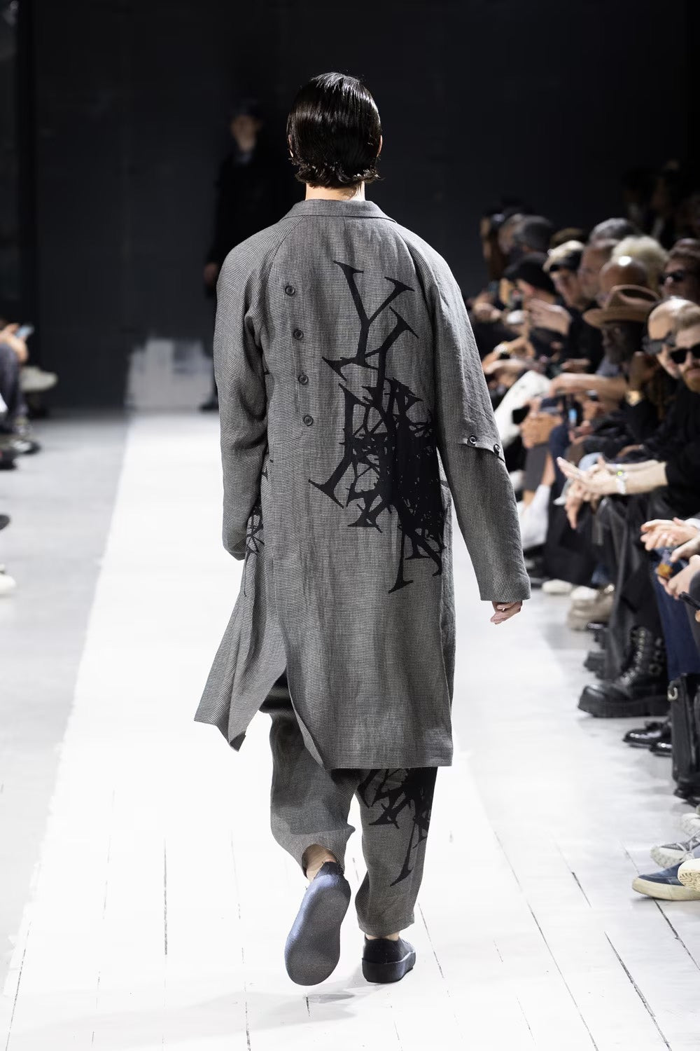 Yohji Yamamoto 24SS Houndstooth Coat