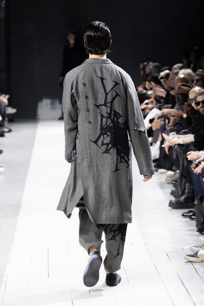 Yohji Yamamoto 24SS Houndstooth Coat