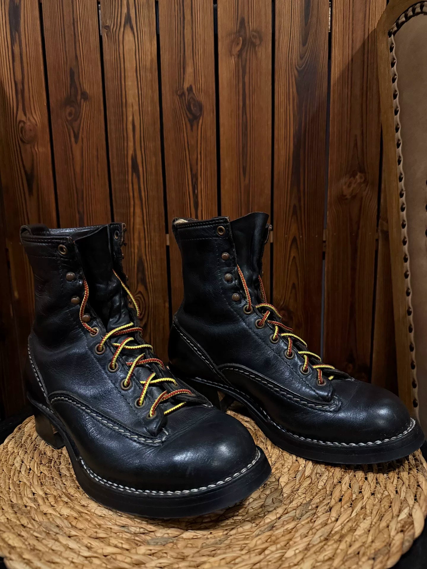 Wesco Jobmaster 7.5D Black Work Boots