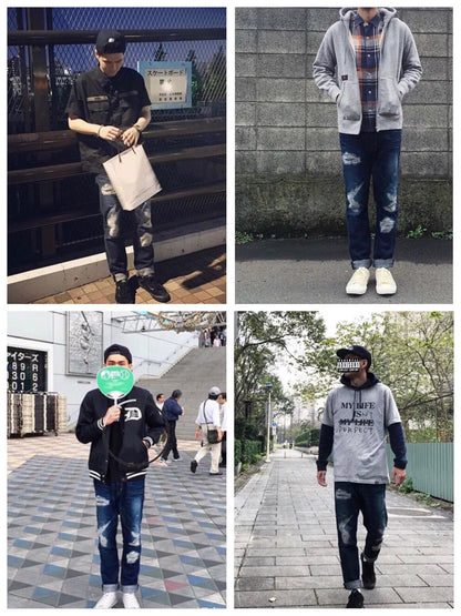 WTAPS Very Skinny Distressed Denim Pants