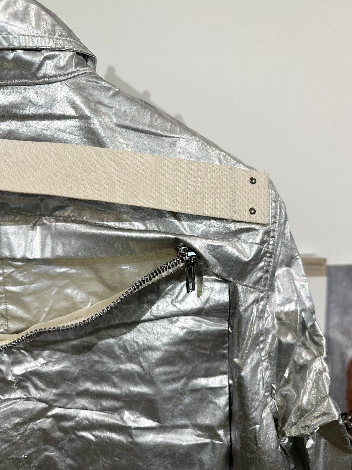Rick Owens Drkshdw Silver Utility Jacket
