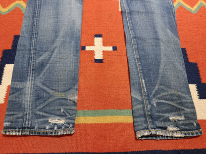RRL Selvedge Yellow Mud Dyed Jeans