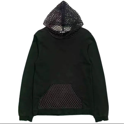 raf simons 2003 mesh pullover hoodie