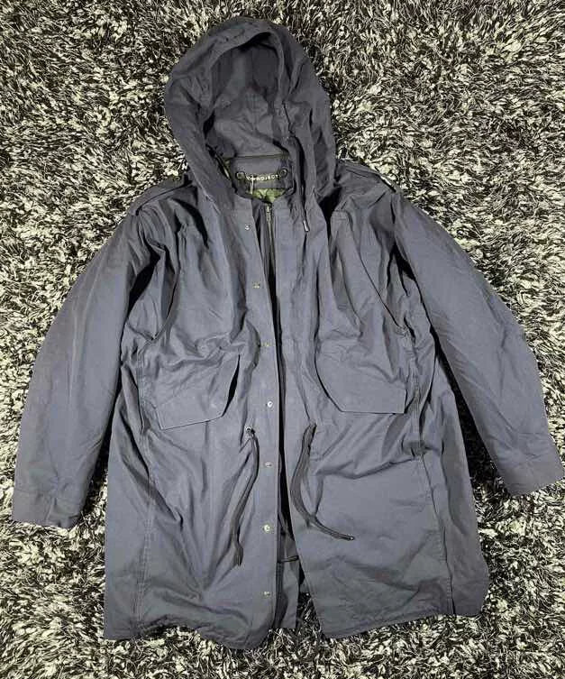 Y/PROJECT Oversized Parka Coat in Black