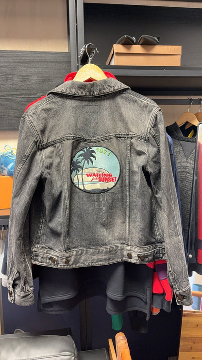 Saint Laurent 1971 Sunset Embroidery Denim Jacket