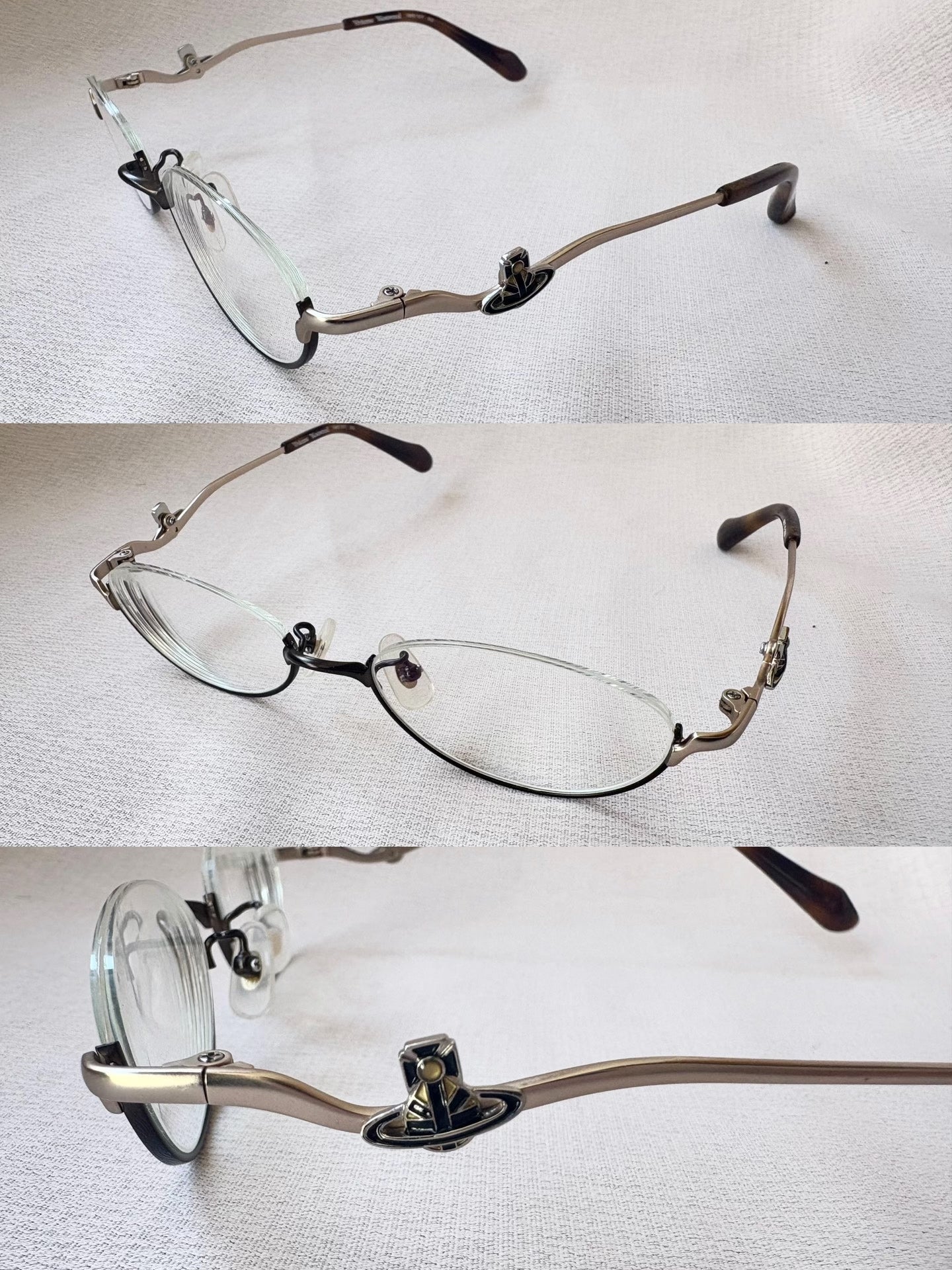 Vivienne Westwood Vintage Saturn Half-Frame Glasses