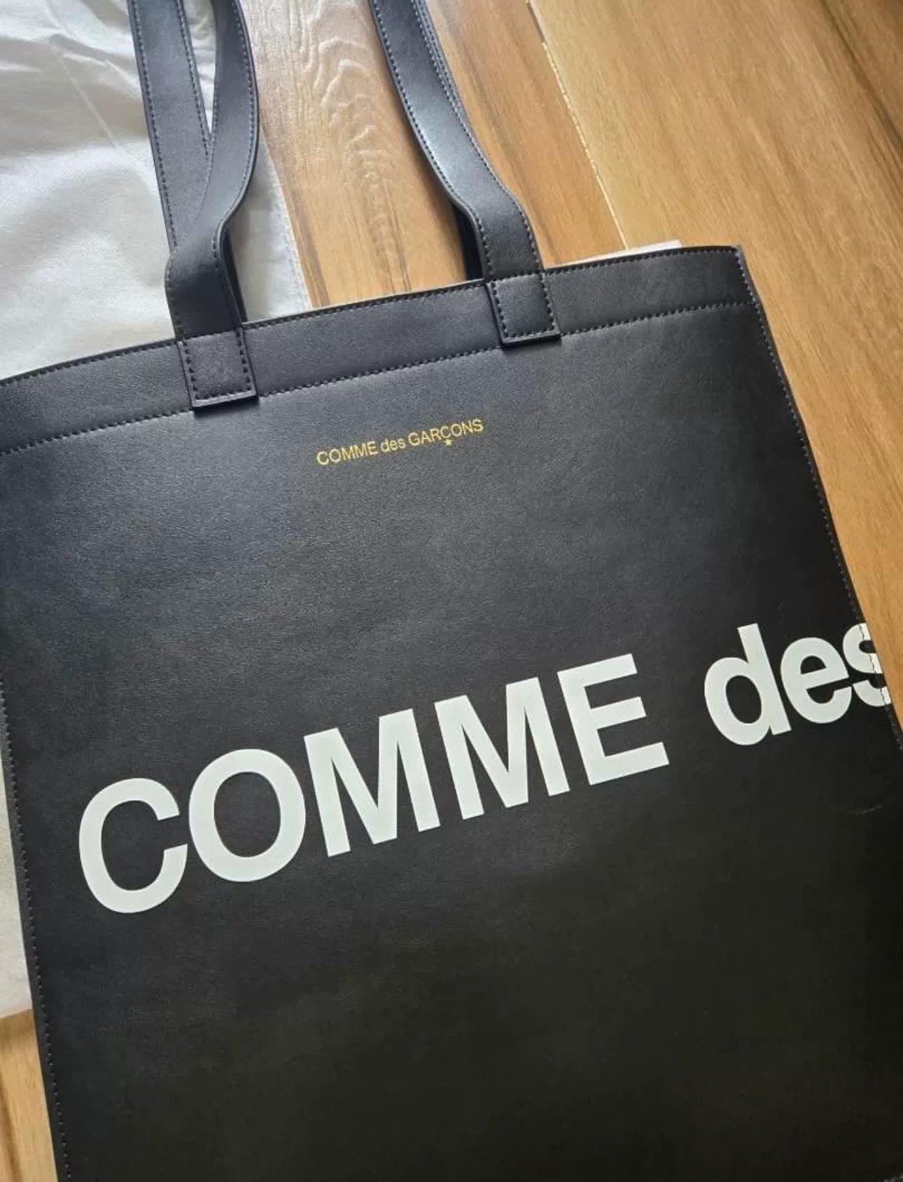 Comme des Garçons Leather Shoulder Bag