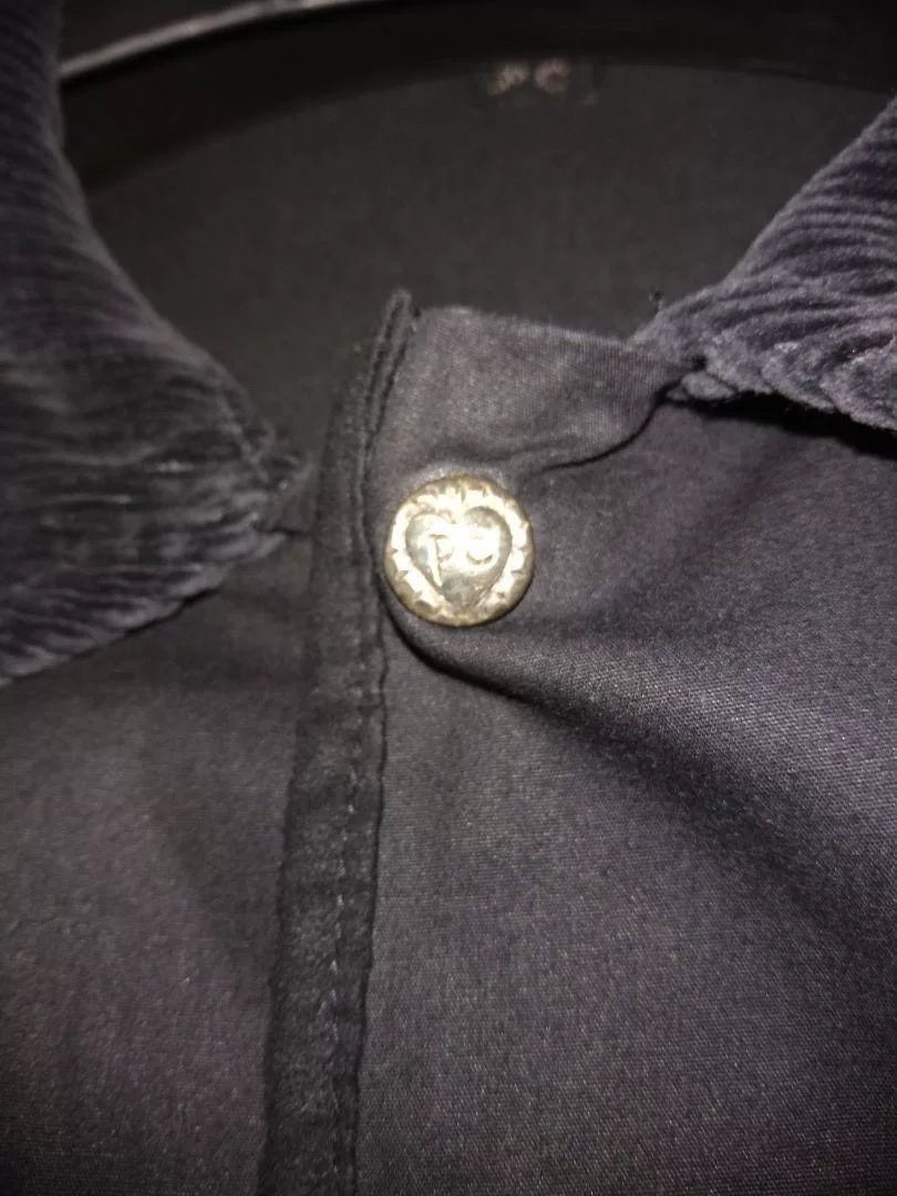 porter classic paraffin corduroy jacket black