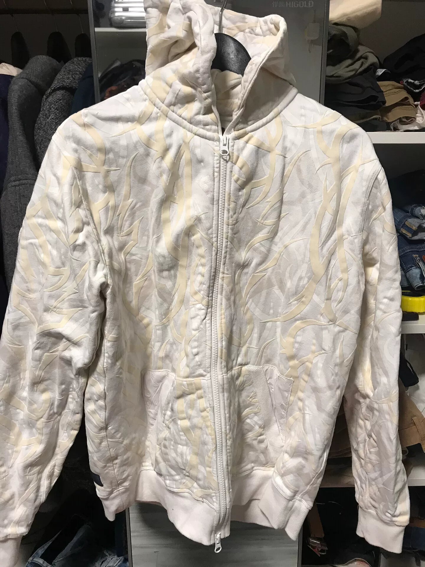 clot white thorn jacket size M
