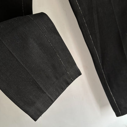 dolce gabbana dg brushed wax denim pants