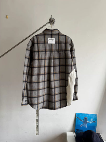 Ader Error Plaid Wool Shirt