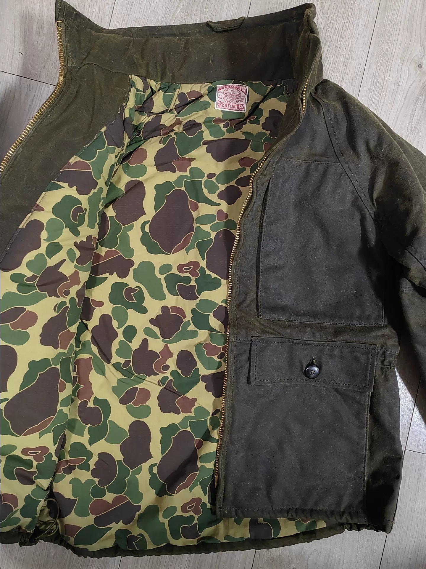 Freewheelers Waxed Work Jacket