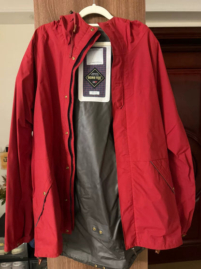 Visvim Gore-Tex Red Hooded Jacket