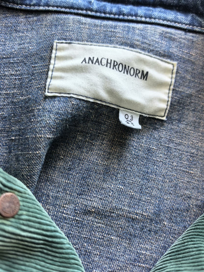 anachronorm denim hunting jacket for men