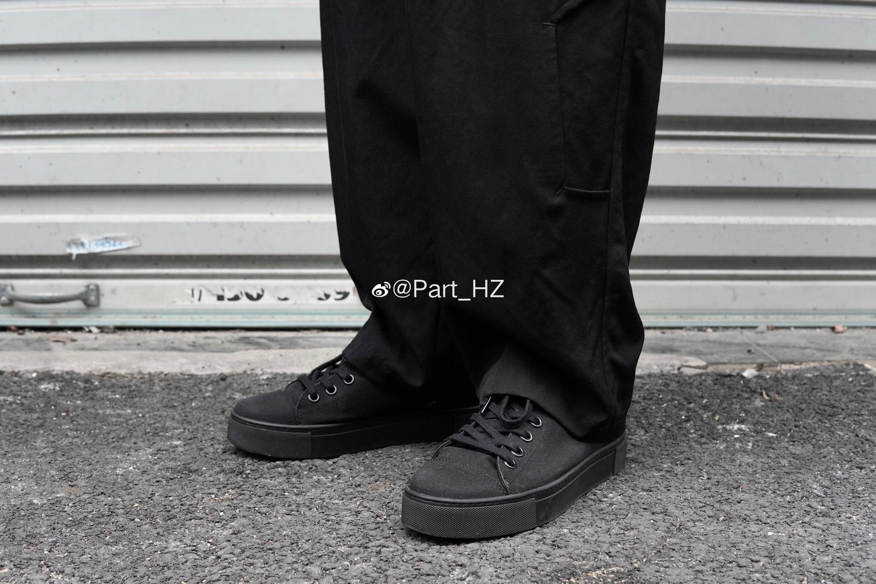 Yohji Yamamoto Pour Homme Canvas Shoes